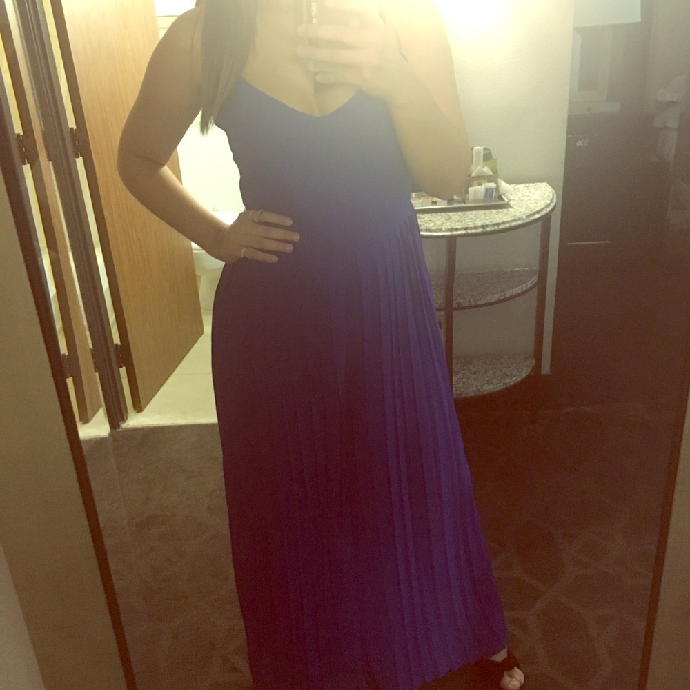 Blue jumpsuit